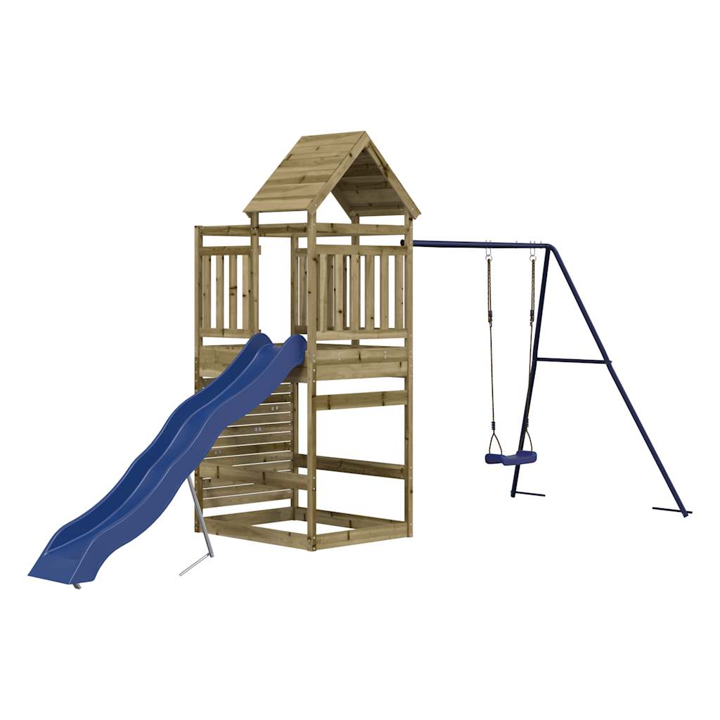 vidaXL Outdoor Playset Impregnated Wood Pine