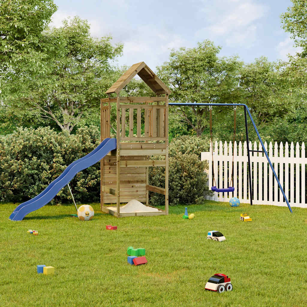 vidaXL Outdoor Playset Impregnated Wood Pine