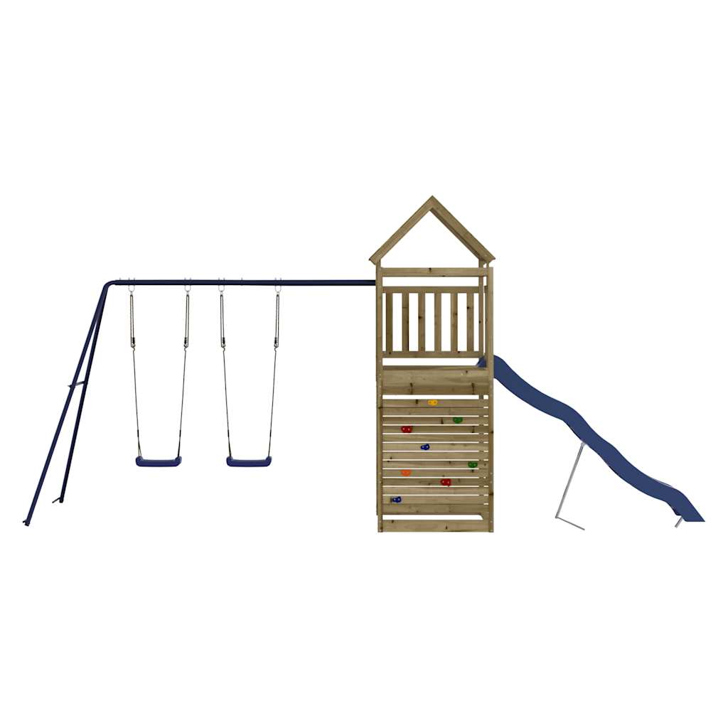 vidaXL Outdoor Playset Impregnated Wood Pine