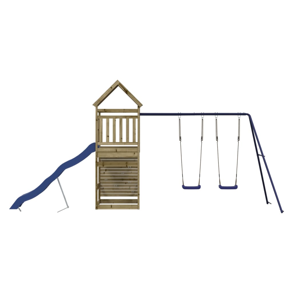 vidaXL Outdoor Playset Impregnated Wood Pine