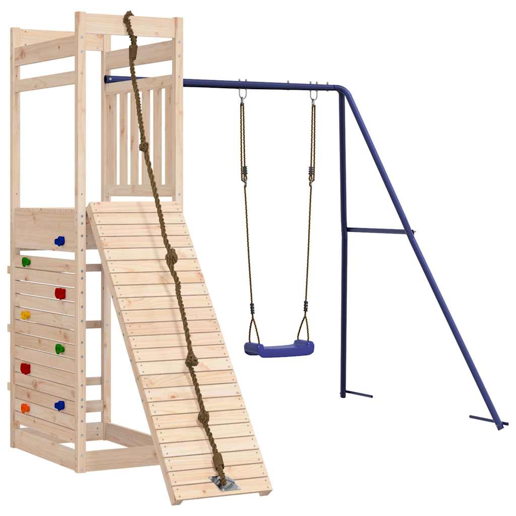 vidaXL Outdoor Playset Solid Wood Pine