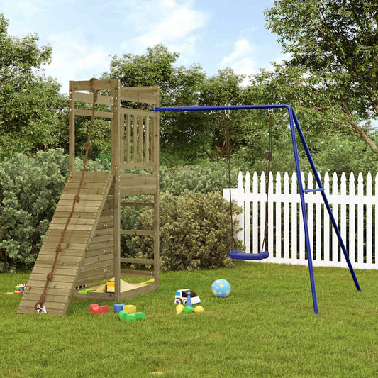 vidaXL Outdoor Playset Impregnated Wood Pine