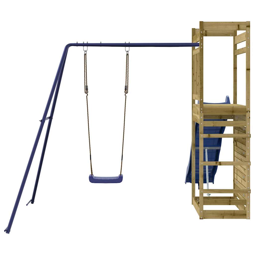 vidaXL Outdoor Playset Impregnated Wood Pine