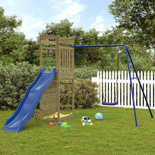 vidaXL Outdoor Playset Impregnated Wood Pine