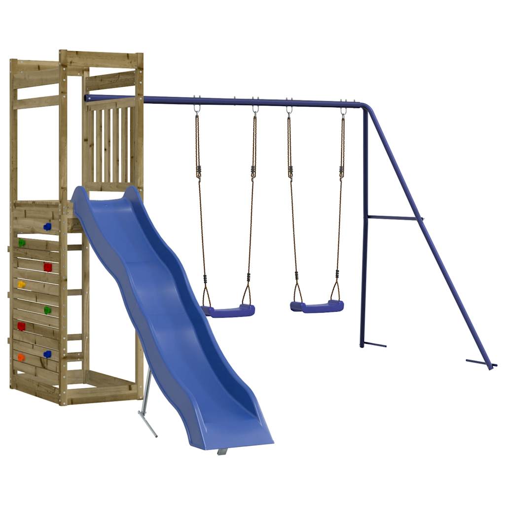 vidaXL Outdoor Playset Impregnated Wood Pine