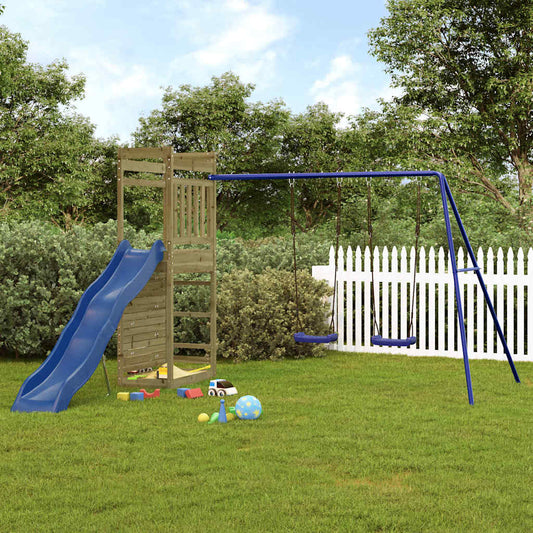 vidaXL Outdoor Playset Impregnated Wood Pine