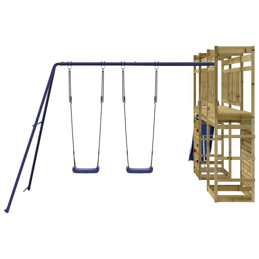 vidaXL Outdoor Playset Impregnated Wood Pine