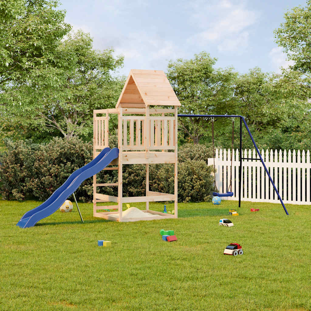 vidaXL Outdoor Playset Solid Wood Pine