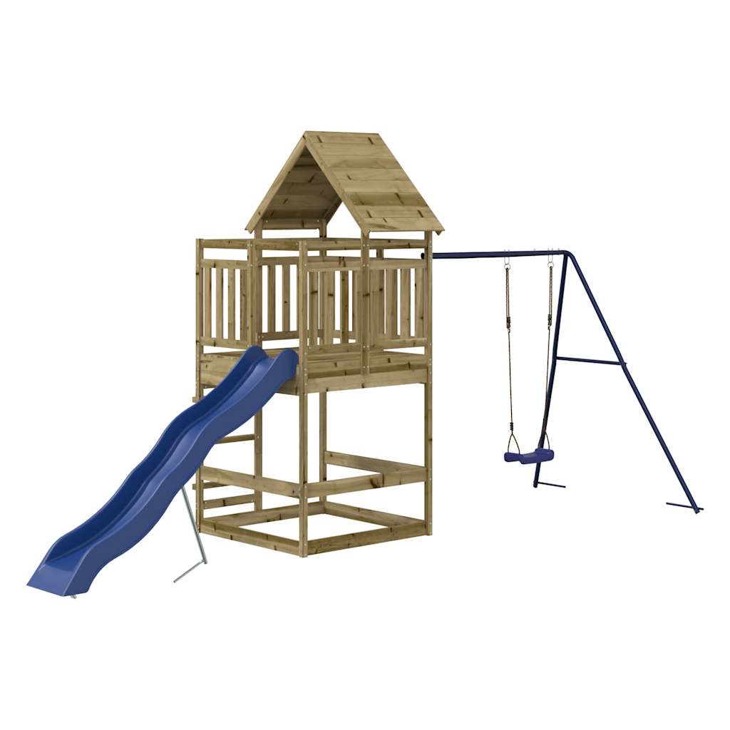 vidaXL Outdoor Playset Impregnated Wood Pine