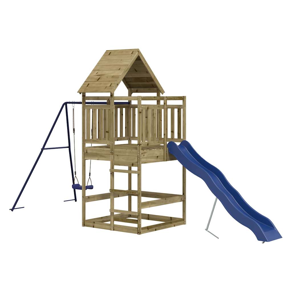 vidaXL Outdoor Playset Impregnated Wood Pine