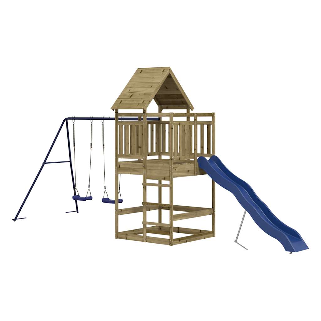 vidaXL Outdoor Playset Impregnated Wood Pine