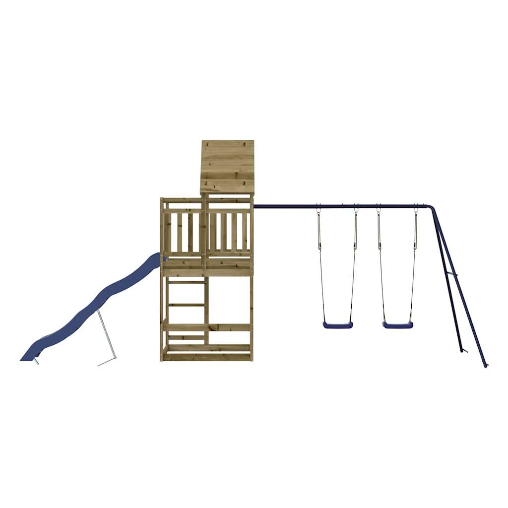 vidaXL Outdoor Playset Impregnated Wood Pine