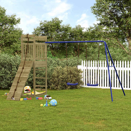 vidaXL Outdoor Playset Impregnated Wood Pine