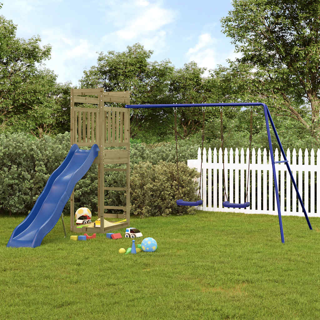 vidaXL Outdoor Playset Impregnated Wood Pine