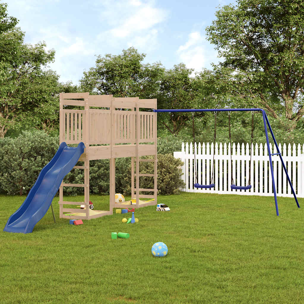 vidaXL Outdoor Playset Solid Wood Pine