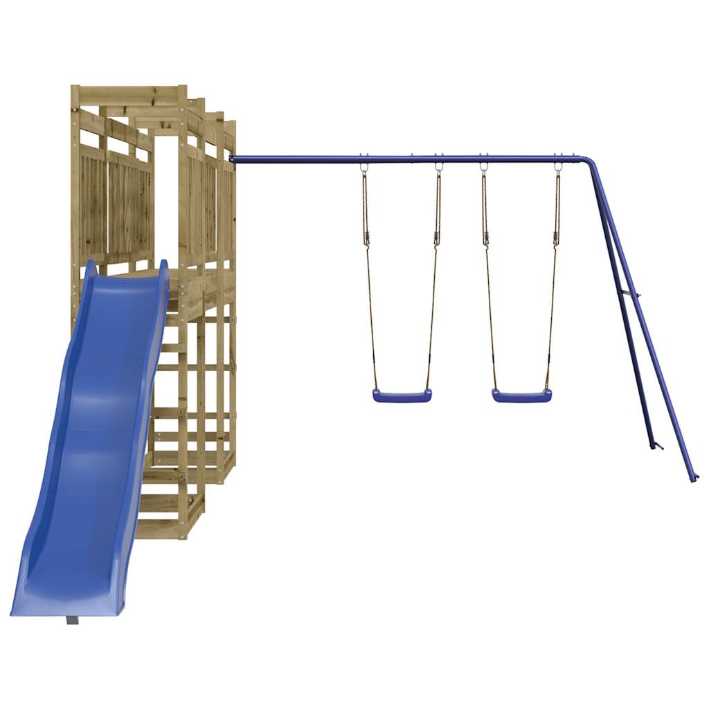 vidaXL Outdoor Playset Impregnated Wood Pine