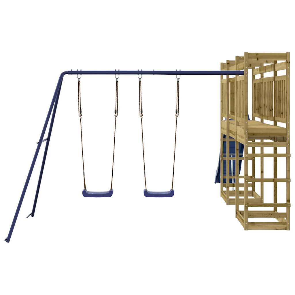 vidaXL Outdoor Playset Impregnated Wood Pine