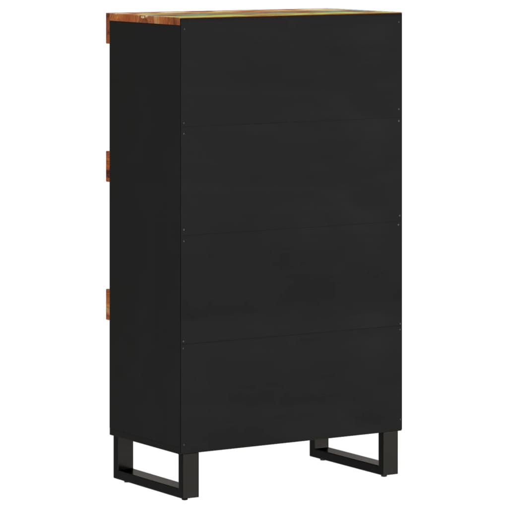 Side Cabinet 60x33x107 cm Solid Wood Reclaimed