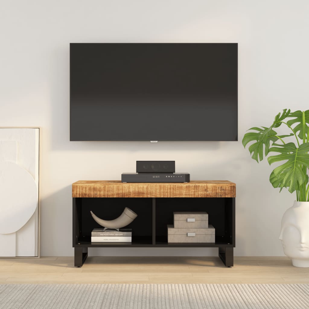TV Cabinet 85x33x43.5 cm Solid Wood Mango