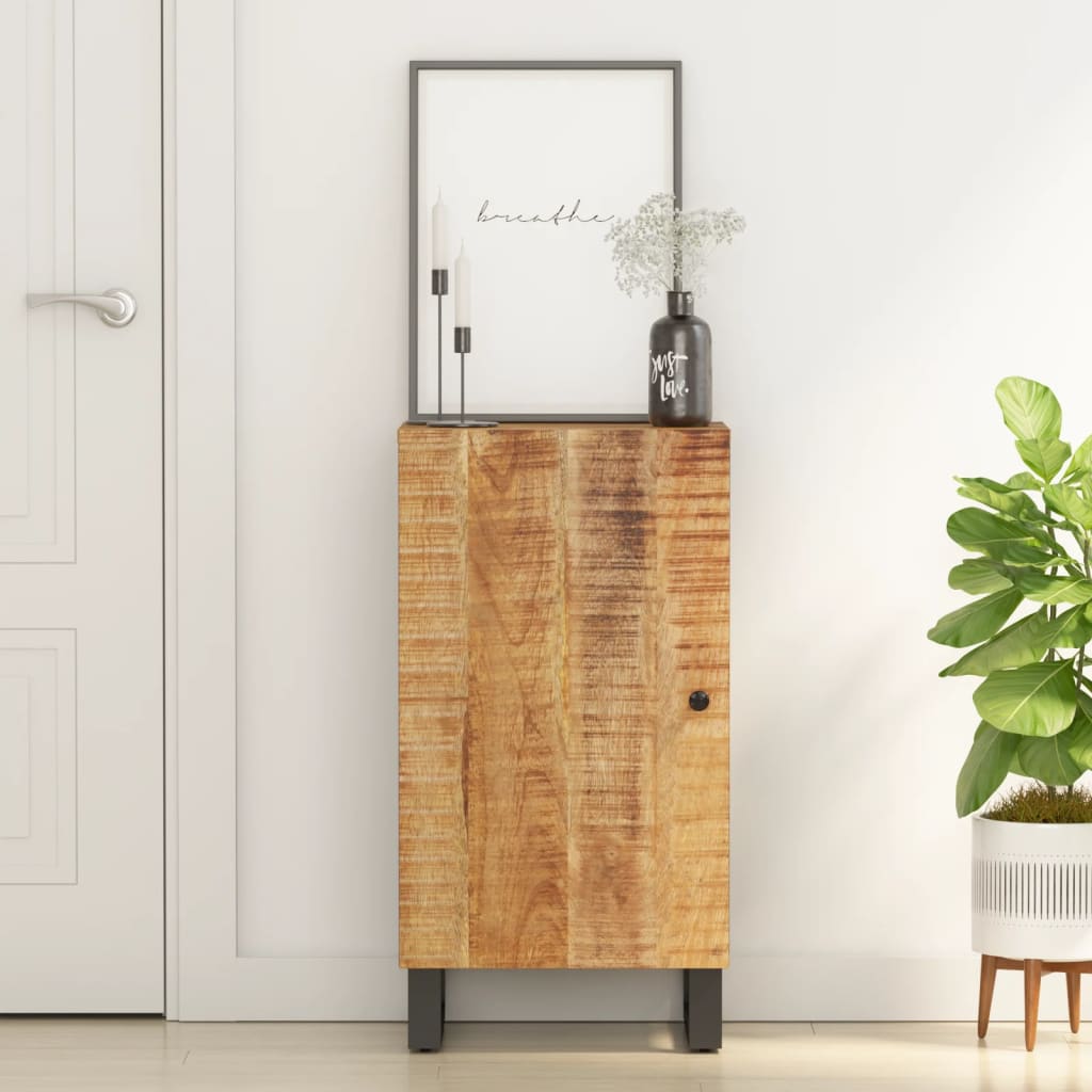 vidaXL Sideboard with Door 40x31x75 cm Solid Wood Mango