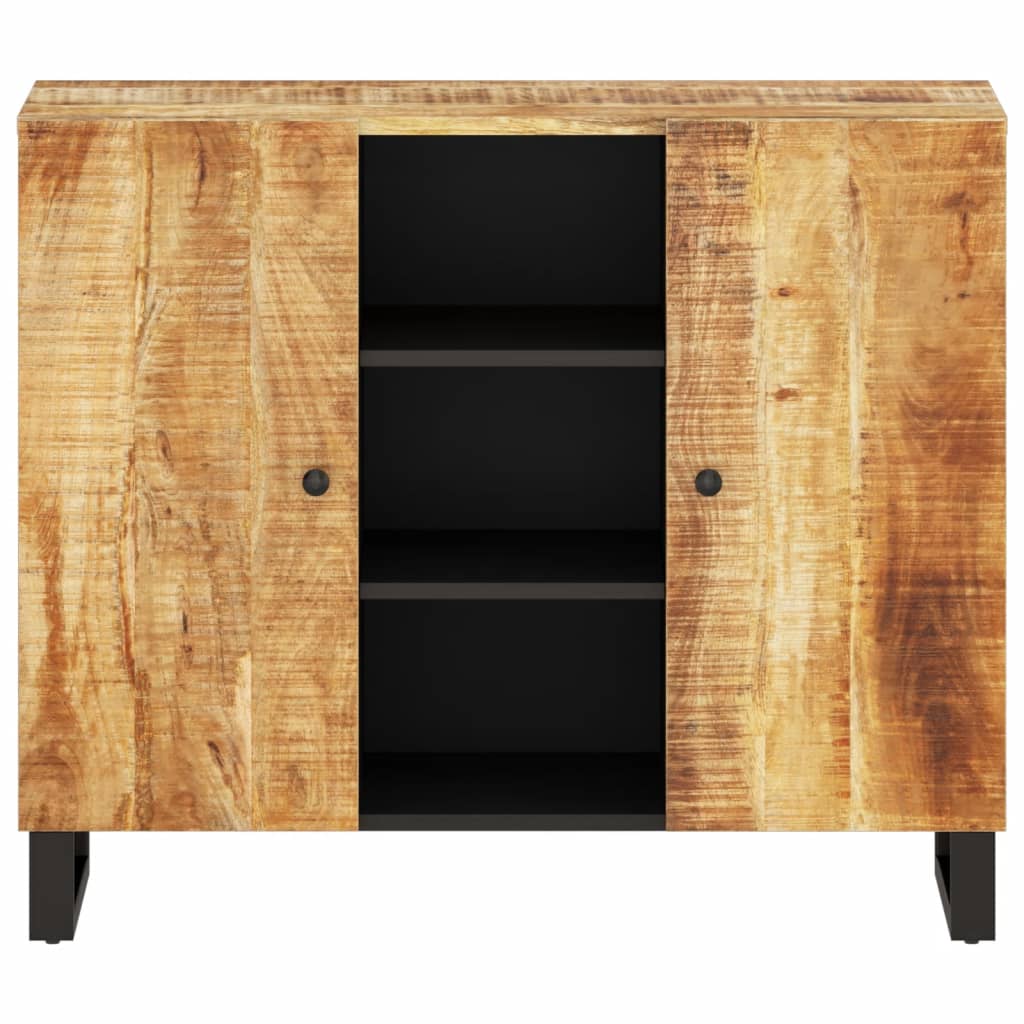 vidaXL Sideboard with 2 Doors 90x33x75 cm Solid Wood Mango