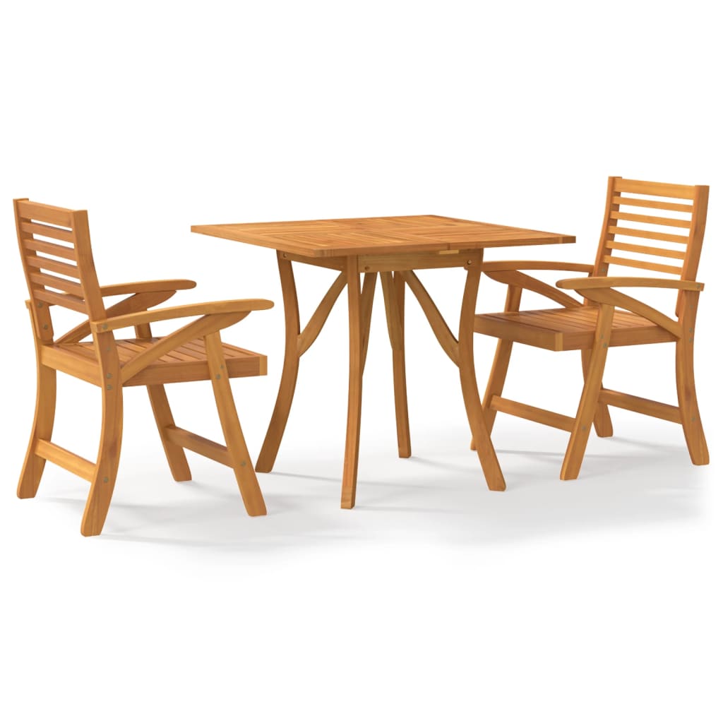 Garden Dining Set | Natural Wood | Solid Acacia wood | Medium | Durable