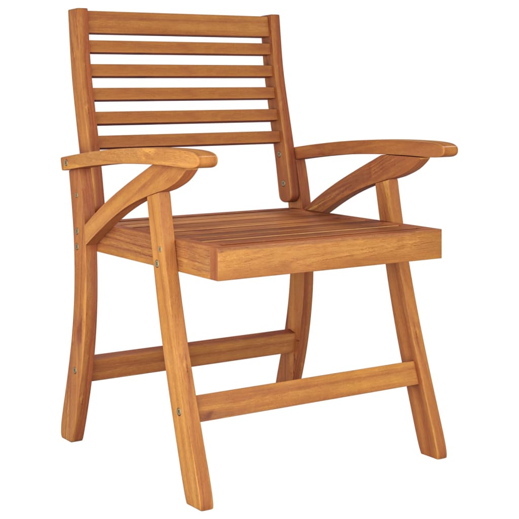 Garden Dining Set | Natural wood | Solid acacia wood with an oil finish