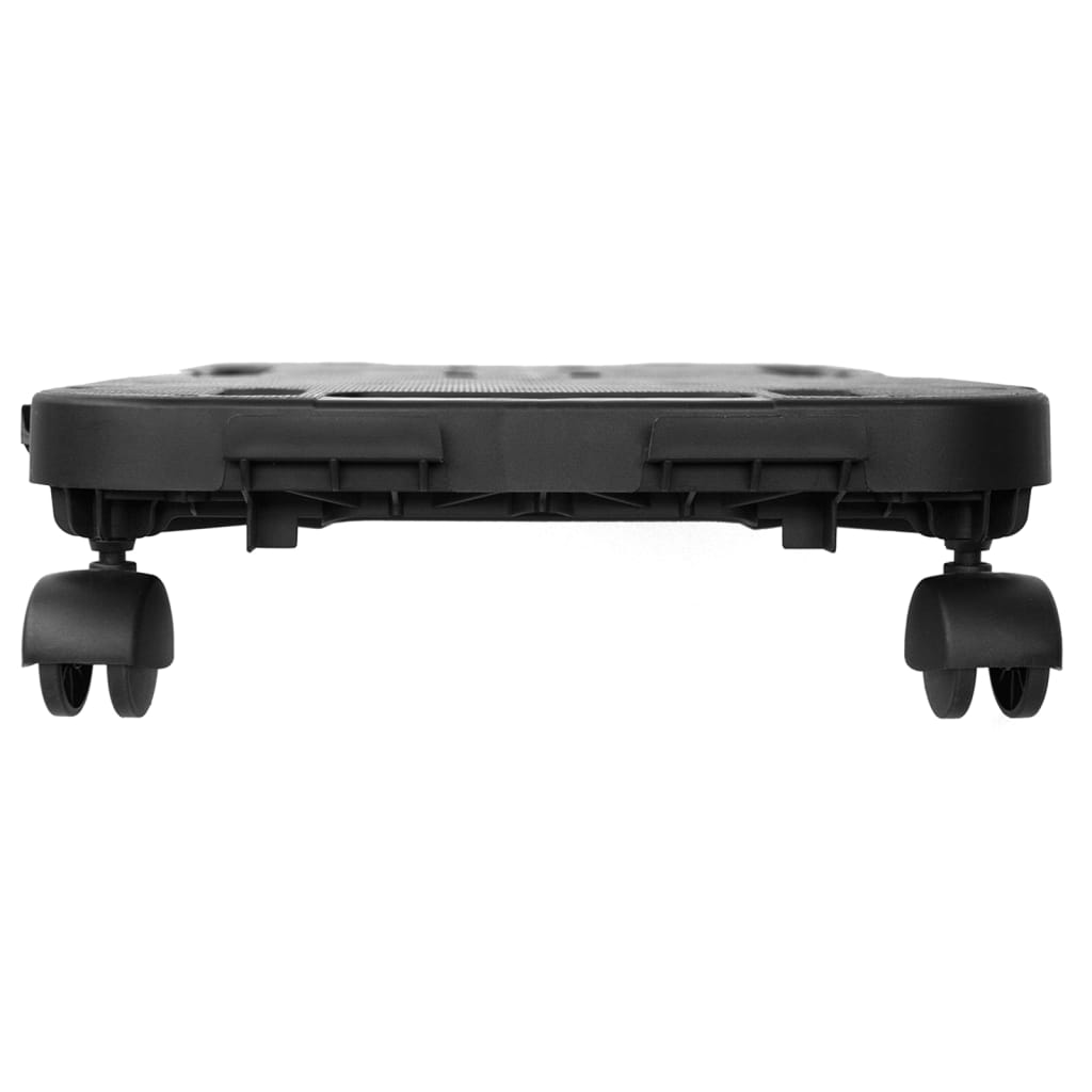 Transport Trolleys 5 pcs Black Polypropylene 200 kg