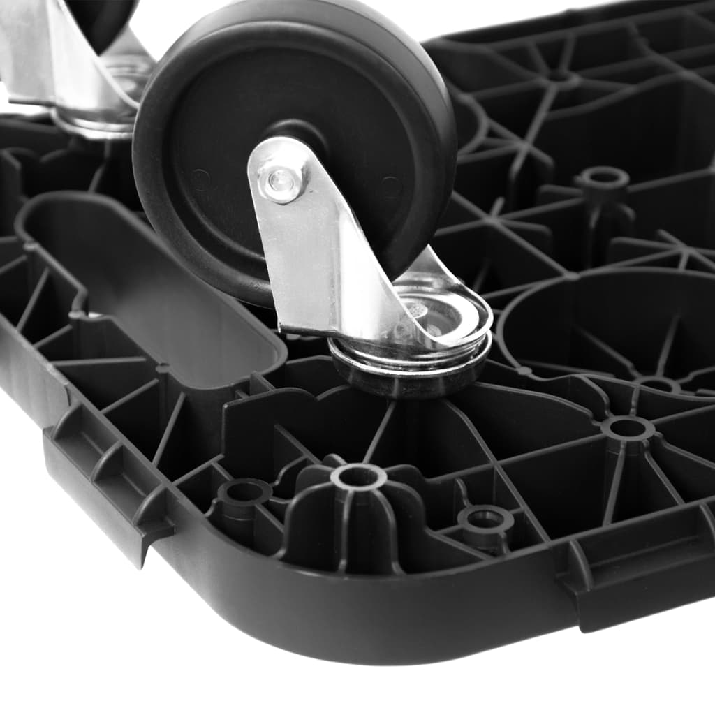 Transport Trolleys 2 pcs Black Polypropylene 300 kg