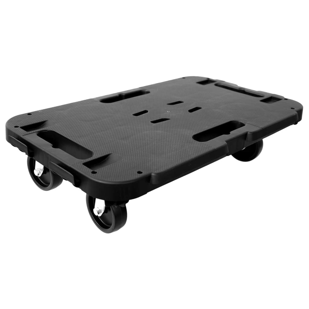 Transport Trolleys 3 pcs Black Polypropylene 300 kg