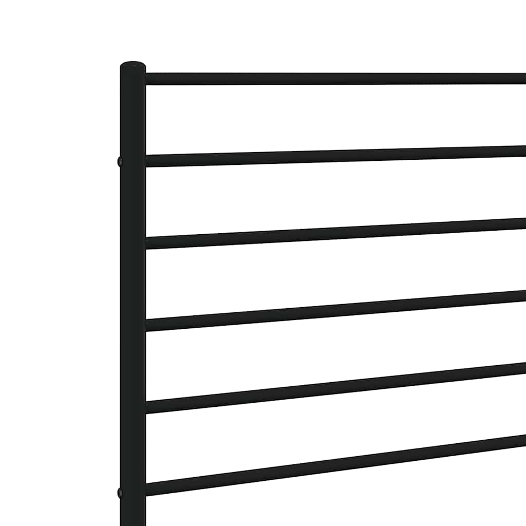 Metal Replace Headboard Black 100 cm
