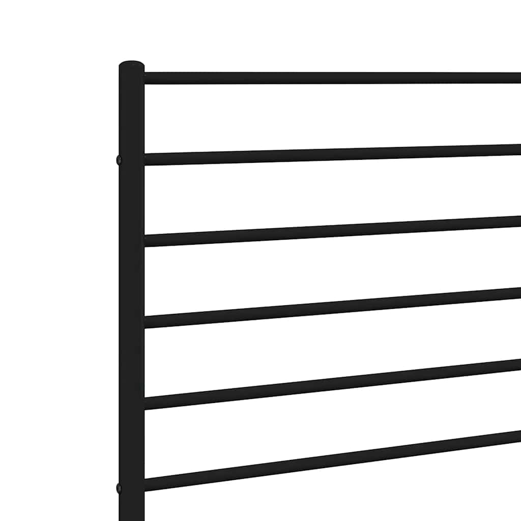 Metal Replace Headboard Black 107 cm