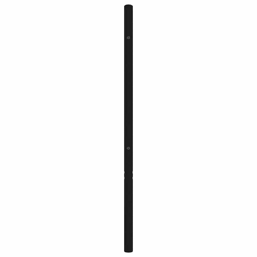 Metal Replace Headboard Black 180 cm
