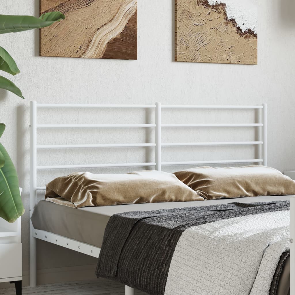 Metal Replace Headboard White 160 cm