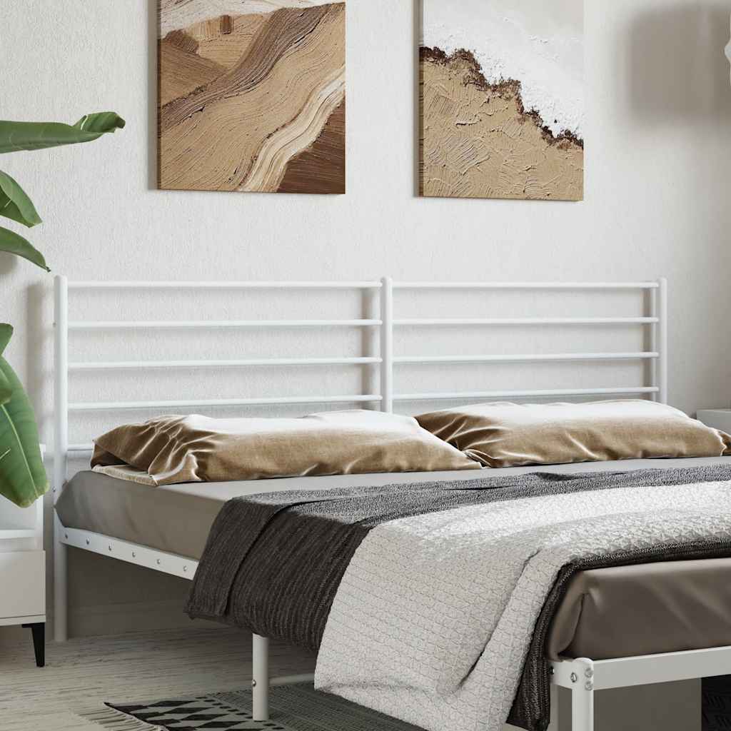 Metal Replace Headboard White 200 cm
