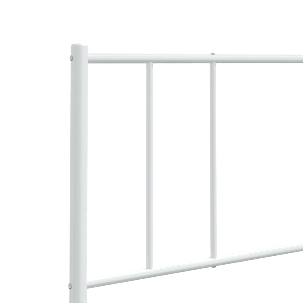 Metal Replace Headboard White 120 cm