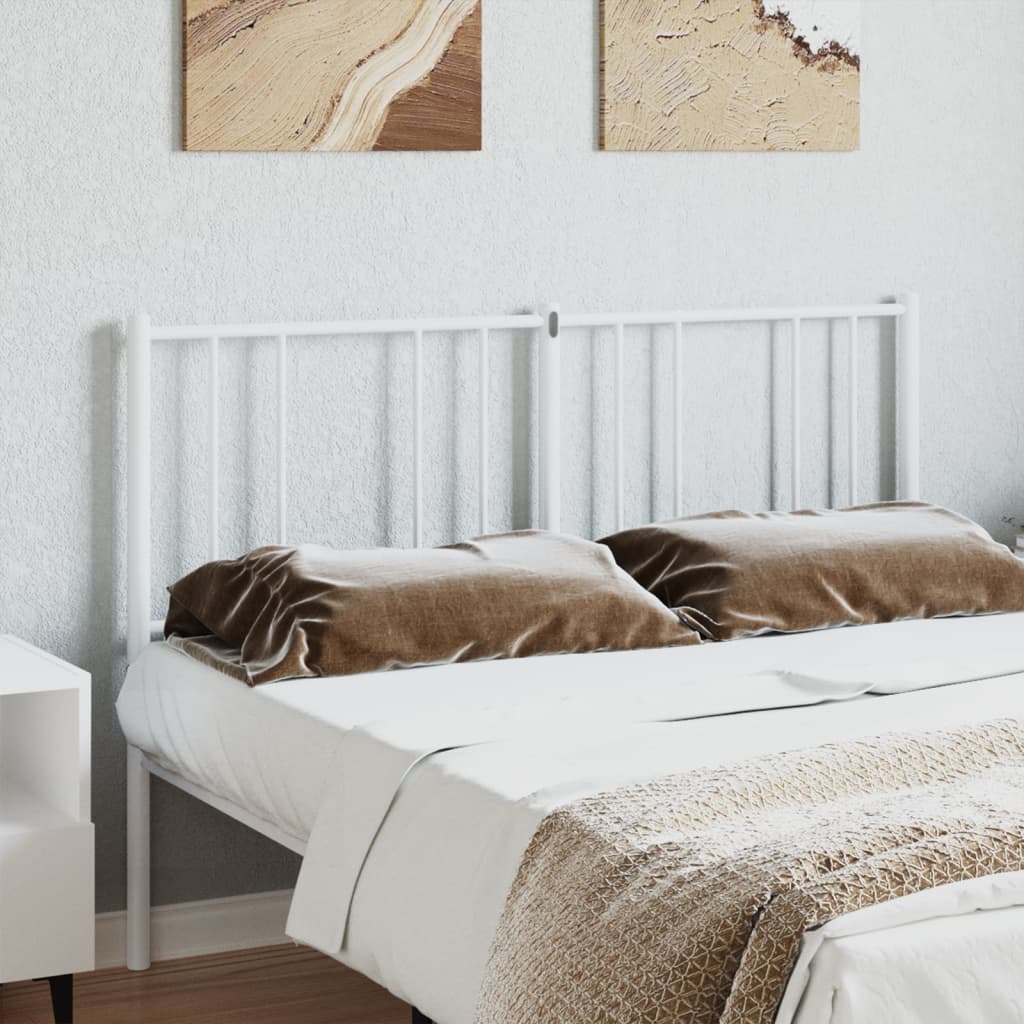 Metal Replace Headboard White 160 cm