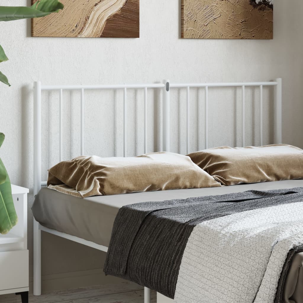 Metal Replace Headboard White 160 cm