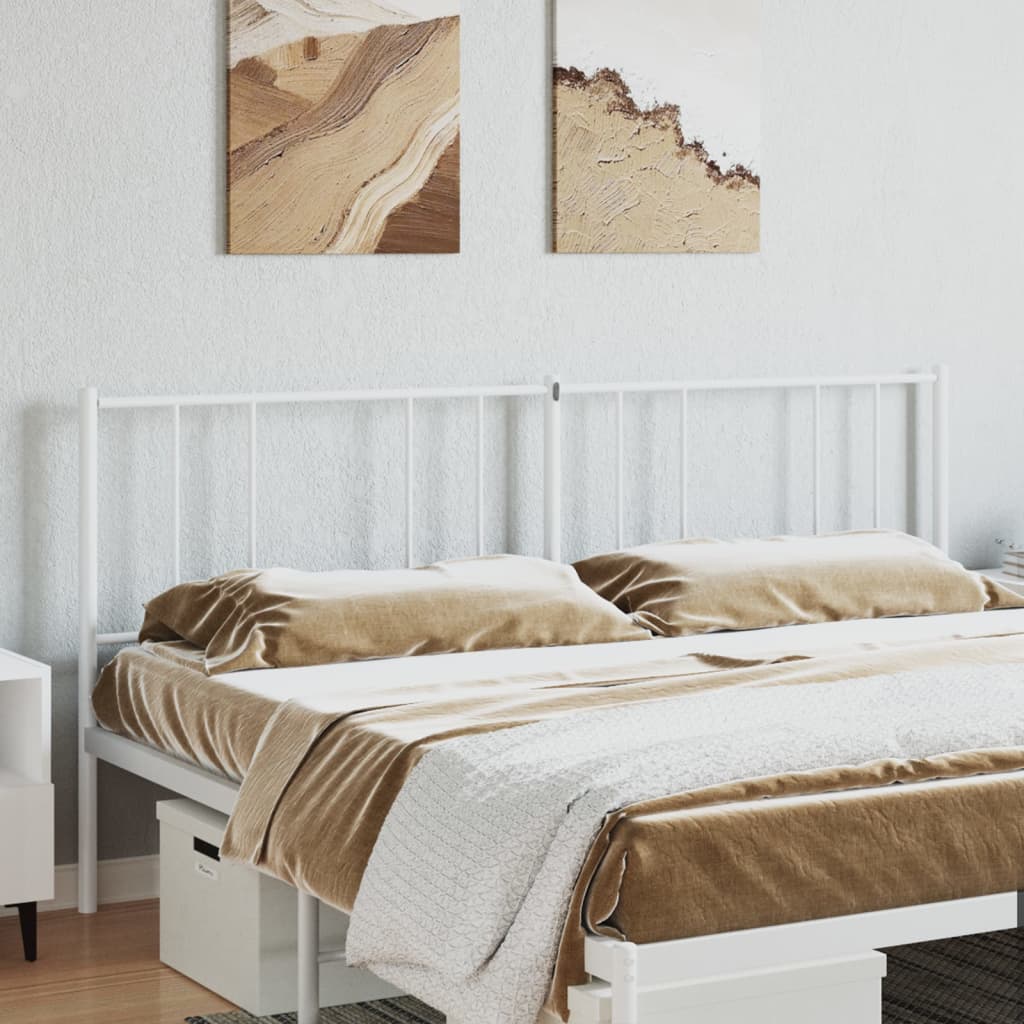 Metal Replace Headboard White 193 cm