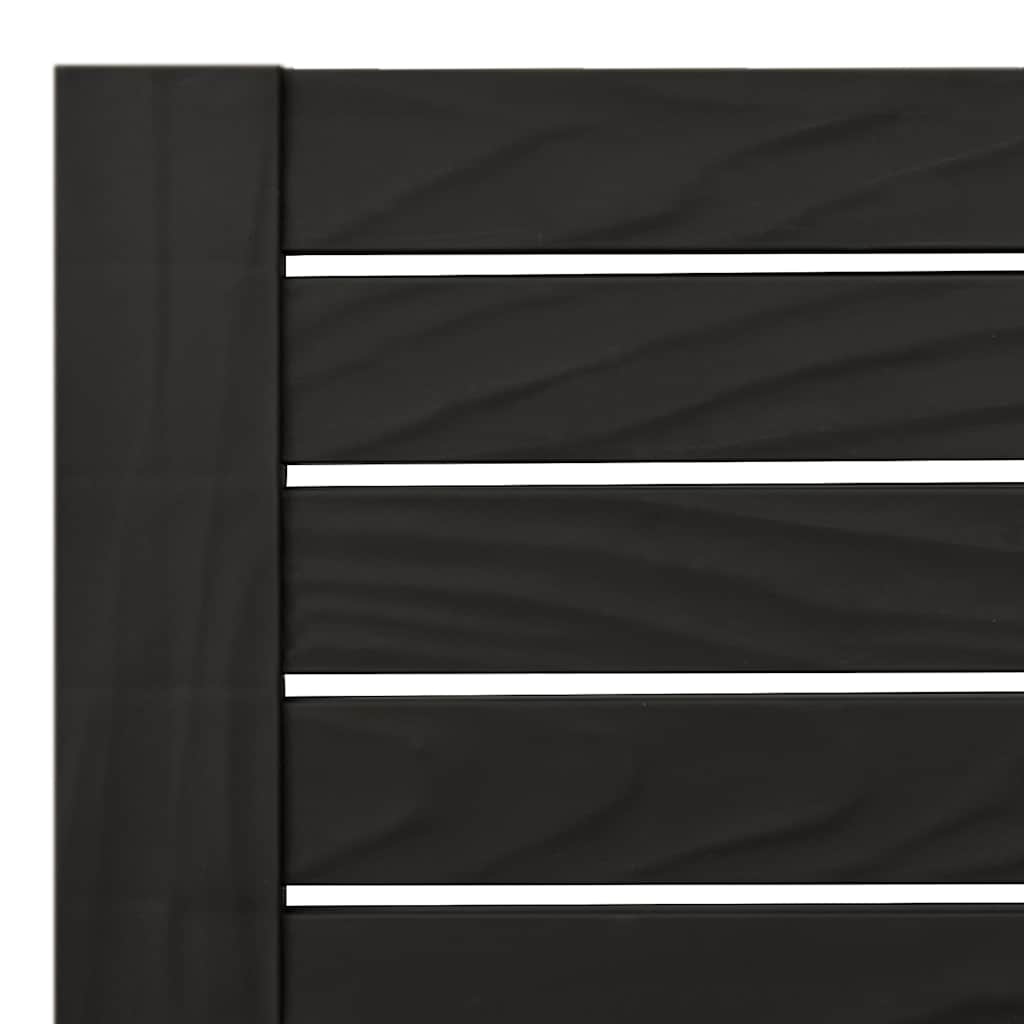 Sun Lounger | Set of 2 | Black | Polypropylene | Medium | Modern