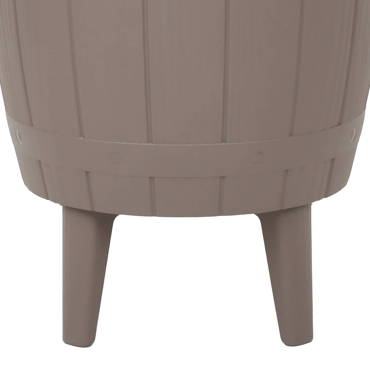 3-in-1 Ice Cooler Table Light Brown Polypropylene