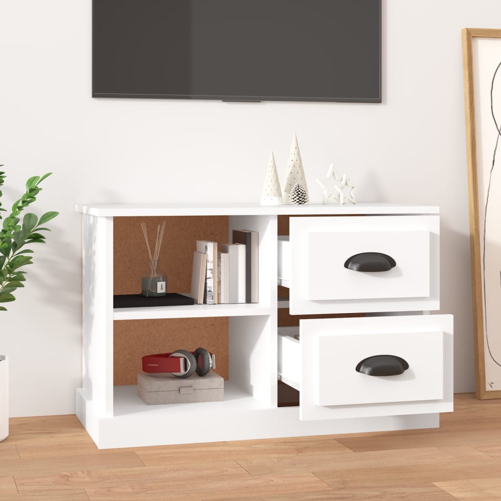 TV Cabinet White 73x35,5x47,5 cm Engineered Wood