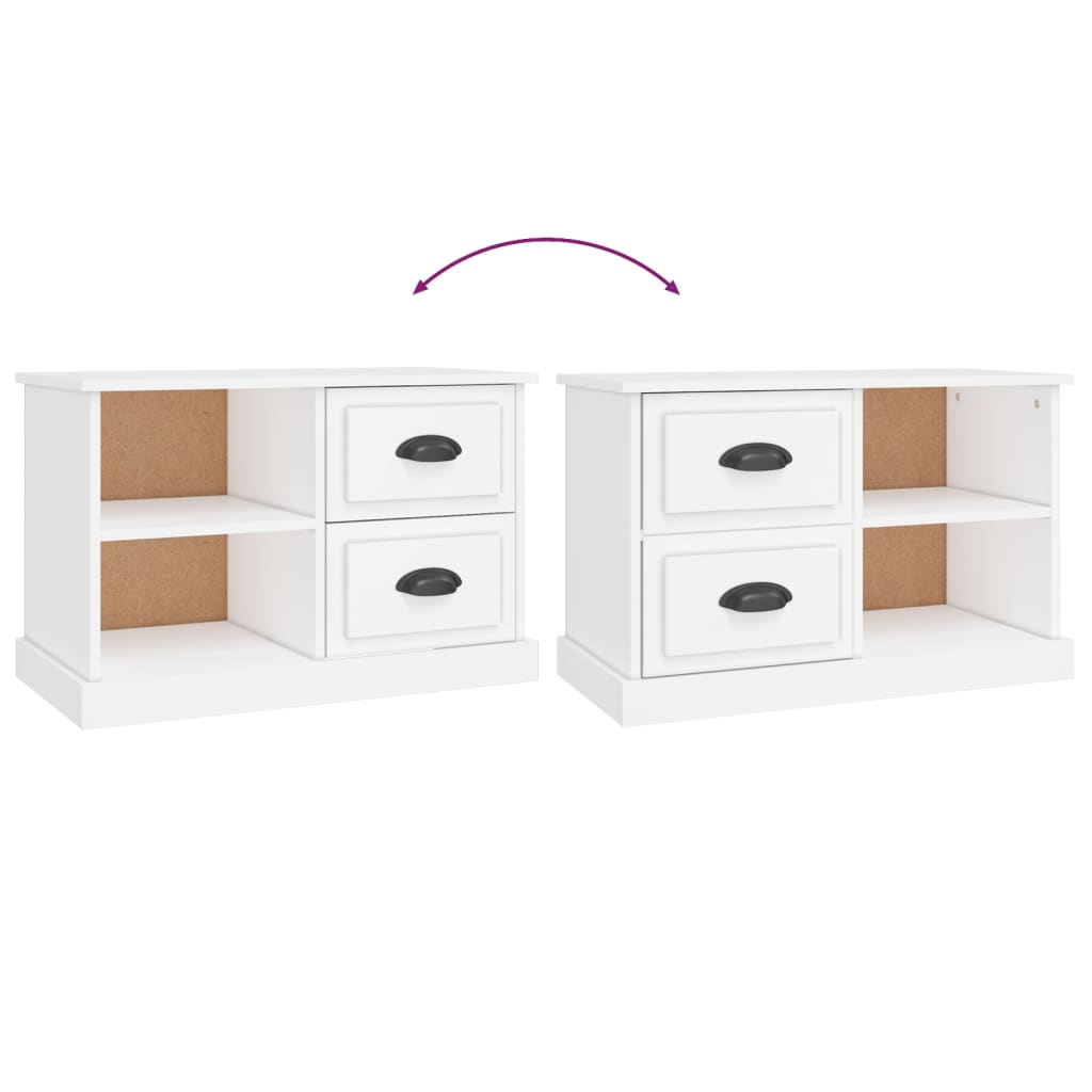 TV Cabinet White 73x35,5x47,5 cm Engineered Wood