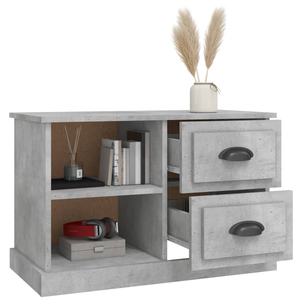 TV Cabinet Concrete Grey 73x35,5x47,5 cm Engineered Wood