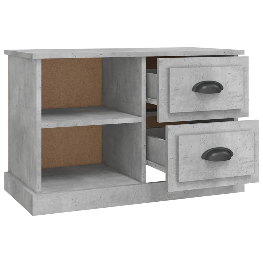 TV Cabinet Concrete Grey 73x35,5x47,5 cm Engineered Wood