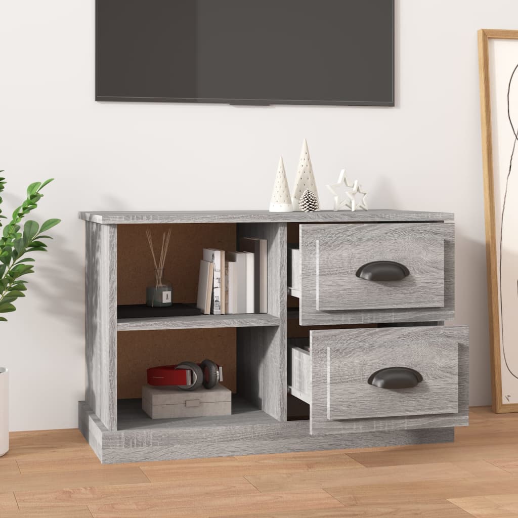 TV Cabinet Grey Sonoma 73x35,5x47,5 cm Engineered Wood