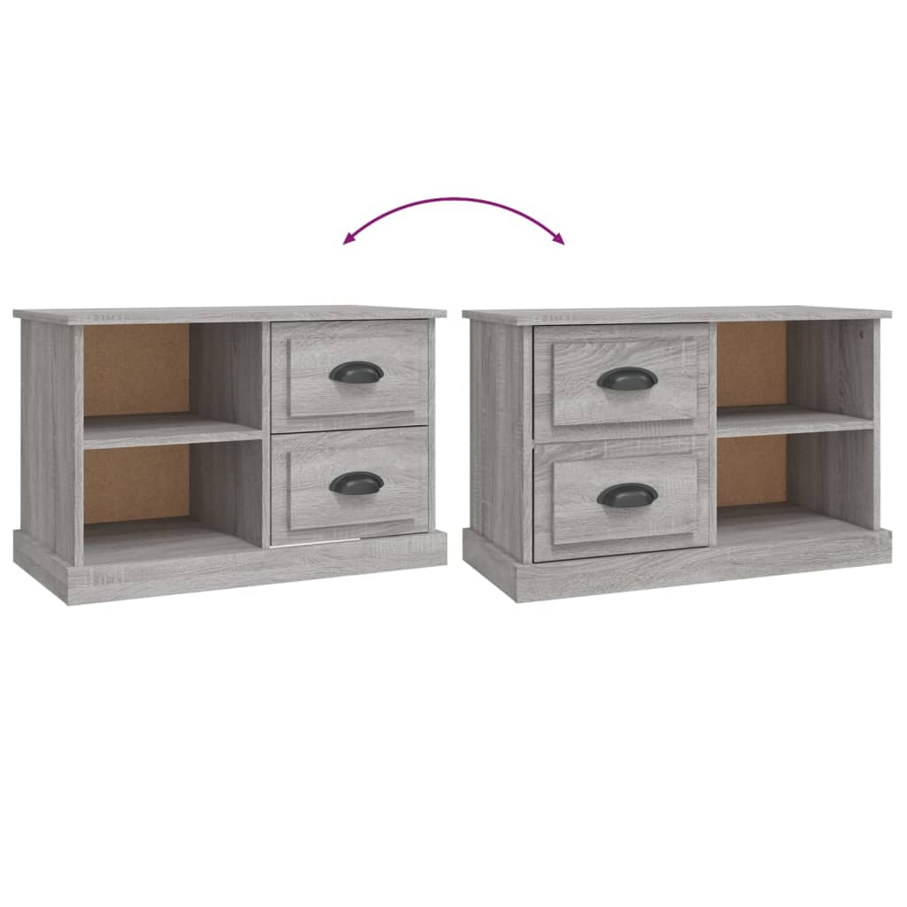 TV Cabinet Grey Sonoma 73x35,5x47,5 cm Engineered Wood