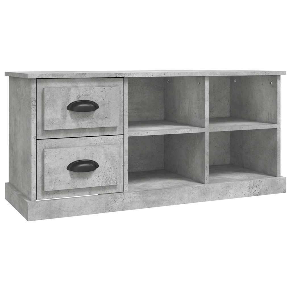 TV Cabinet Concrete Grey 102x35,5x47,5 cm Engineered Wood