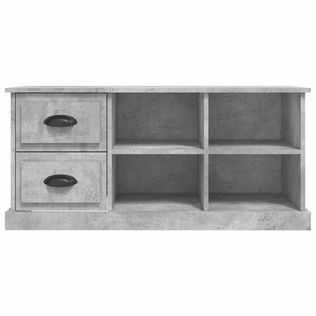 TV Cabinet Concrete Grey 102x35,5x47,5 cm Engineered Wood