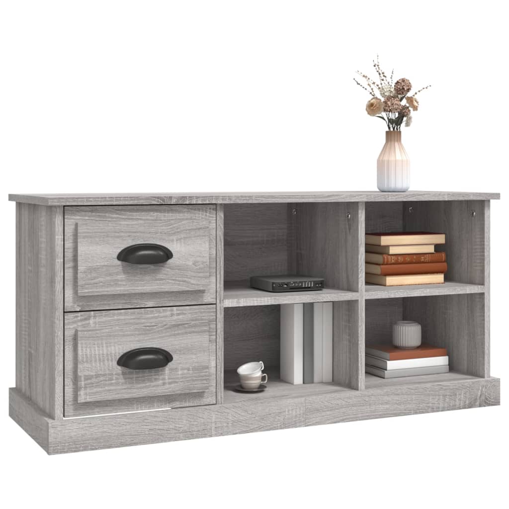 TV Cabinet Grey Sonoma 102x35,5x47,5 cm Engineered Wood